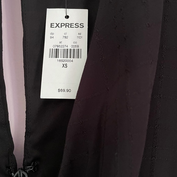 Express Dress,Size XS,Black. - Picture 4 of 4